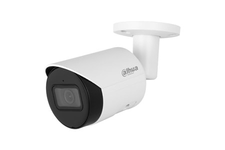 DAHUA IPC-HFW2541S-S-0360B 5Mpix, 3,6mm Lens, H265+, 30Mt Gece Görüşü, Dahili Mikrofon, Bullet IP Kamera