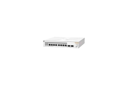 HP Aruba Instant On, JL681A, 1930-8G, 8Port, GigaBit, PoE 124W, 2 Port Gigabit SFP, Yönetilebilir, Rack Mount Switch