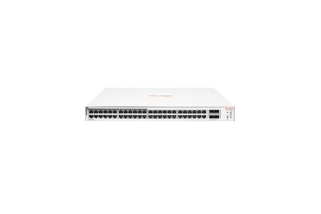 HP Aruba Instant On, JL815A, 1830-48G, 48Port, GigaBit, 24 Port PoE 370W, 4 Port Gigabit SFP, Yönetilebilir, Rack Mount Switch