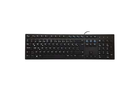 DELL KB216-BK-TUR, Siyah, USB Kablolu, Türkçe Q, Multimedya KLAVYE