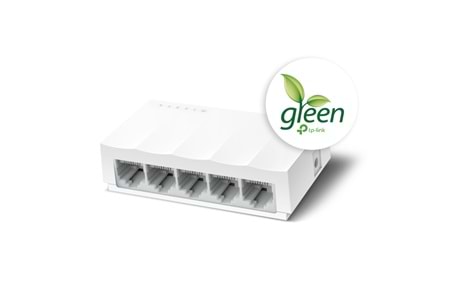TP-LINK LS1005, Green Tech, 5 Port, MegaBit, Yönetilemez, Masaüstü Switch