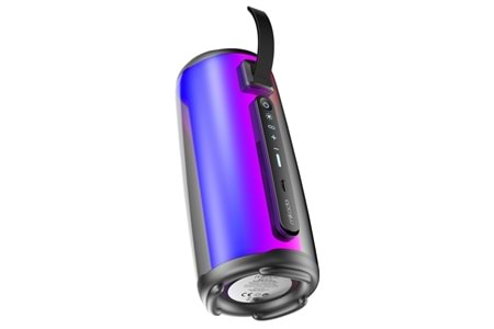 MIKADO MD-17BT, CAPELLA, 10W, Taşınabilir, USB/AUX/BT/TF, RGB Işıklı, Transparan, 1800mAh, Mikrofon, Karaoke, Bluetooth Speaker,