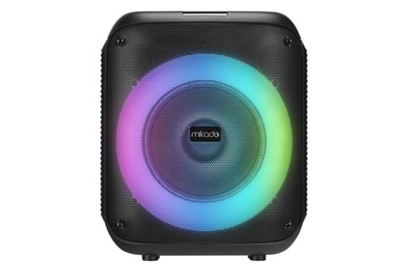 MIKADO MD-BT51 BOMBIX, 60W, Taşınabilir, BT/USB/TF/TWS, RGB Aydınlatma, Toplantı, Parti, Açık Hava Speaker. Kablolu Mikrofon Hediyeli
