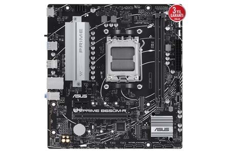 ASUS PRIME B650M-R, 2xDDR5, 2x M.2, HDMI, AM5 Soket Anakart