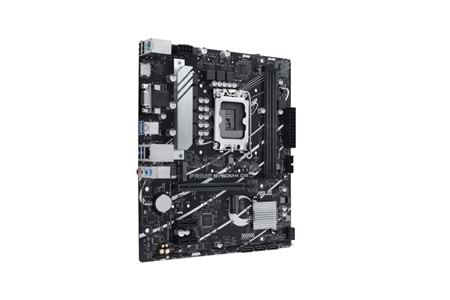 ASUS PRIME B760M-K D4, 2xDDR4, 2x M.2, D-SUB, HDMI, 12-13.14.Nesil, LGA1700 Soket, Anakart