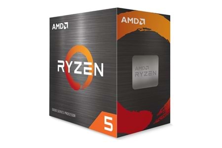 AMD RYZEN 5 5600 6 Core, 3,50-4.40GHz, 35Mb Cache, 65W, Wraith Stealth FAN, AM4 Soket, BOX (Kutulu) (Dahili Grafik YOK, Fan VAR)