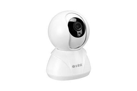 S-LINK SL-IND02, Ev/Bebek Güvenlik Kamerası, WiFi, 2Mpix, 3.6mm Lens, 10m. Gece Görüşü, Hareket algılama, İki Yönlü Ses, Micro SD Kartlı, TUYA Yazılım