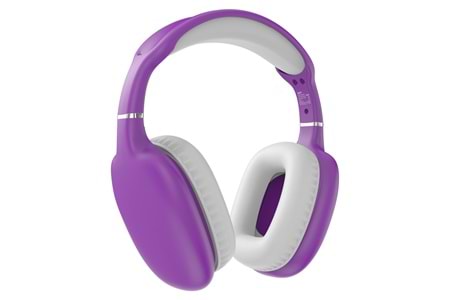 SNOPY SN-BT43, Mor, Bluetooth 5.3, Kablosuz, Ayarlanabilir Kafa Bandı, 5saat Çalma Süresi, 15mt Algılama Mesafesi, Microfonlu Kulaklık