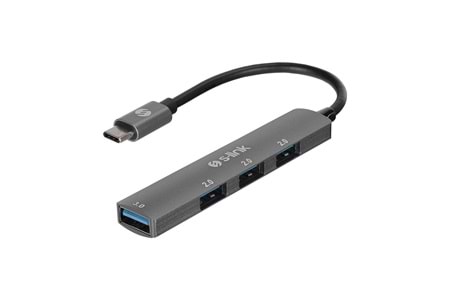 S-LINK SW-U324, Type-C to 3xUSB 2.0, 1xUSB3.0, Metal, USB HUB