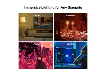 TP-LINK Tapo L530E, Wi-Fi, 60W, 806 Lümen, Çok Renkli, Akıllı Ampul