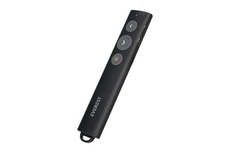 Everest TBA-11, Kablosuz, 2.4Ghz, Type-C Soket Şarj edilebilir, Profesyonel, Sunum Cihazı