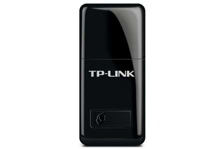 TP-LINK TL-WN823N, 300Mbps, 2.4Ghz, Dahili Anten, Mini Tasarım, USB2.0, WIRELESS ETHERNET