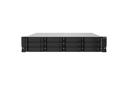 QNAP TurboNAS TS-1232PXU-RP-4G, 4Gb Ram, 12xYuvalı, RACK NAS