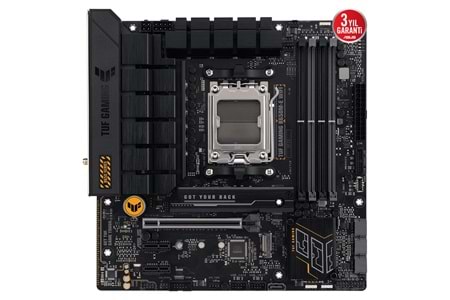 ASUS TUF GAMING B650M-E WIFI, 4xDDR5, 2x M.2, HDMI, DP, Type-C, Wi-Fi 6, Bluetooth v5.2, AM5 Soket GAMING Anakart