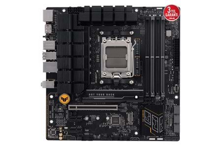 ASUS TUF GAMING B650M-E, 4xDDR5, 2x M.2, HDMI, 2xDP, Type-C, AM5 Soket GAMING Anakart