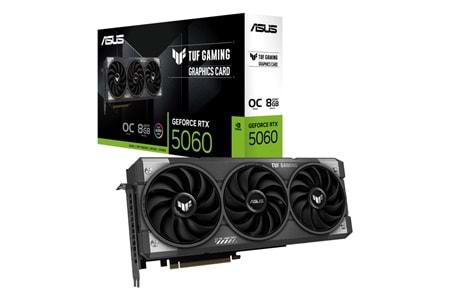 ASUS TUF-RTX5060-O8G-GAMING, 8Gb, 128Bit, GDDR7, 1xHDMI, 3xDP GAMING Ekran Kartı