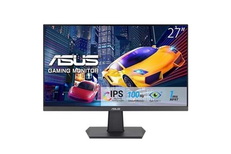 ASUS VA27EHF 27" 1ms, 100Hz, Full HD, HDMI, IPS LED, Çerçevesiz Tasarım, Düşük Mavi Işık, FreeSync GAMING Monitör