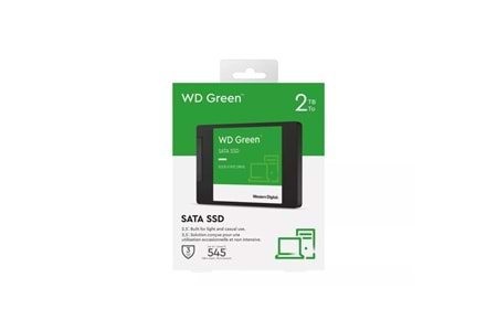 WD Green, WDS200T2G0A, 2TB, 545/465, 3D NAND, 2,5" SATA, SSD