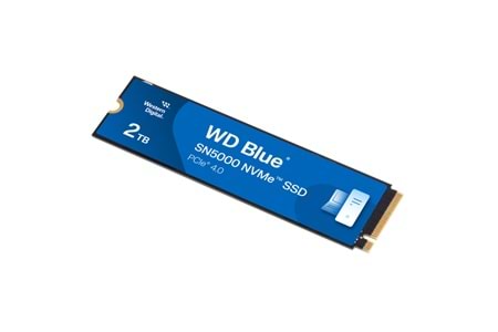 WD Blue SN5000, WDS200T4B0E, 2TB, 5150/4850 Gen4, NVMe PCIe M.2 2280, SSD