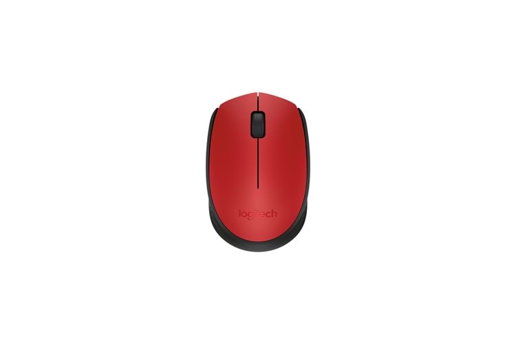 LOGITECH 910-004641, M171 Kırmızı, USB Nano 2,4G Kablosuz, 1000dpi, Optik, 3 Tuşlu, 12ay Pil Ömrü, Mouse