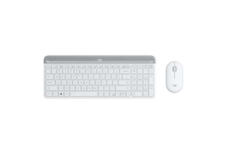 LOGITECH MK470 Beyaz, 920-009436, Kablosuz, Türkçe Q, Klavye Mouse Set