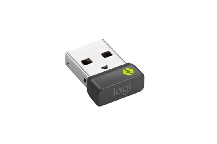 LOGITECH BOLT USB UNIFYING RECEIVER, 956-000008, USB Kablosuz Alıcı, 6 Cihaz için Tek Alıcı
