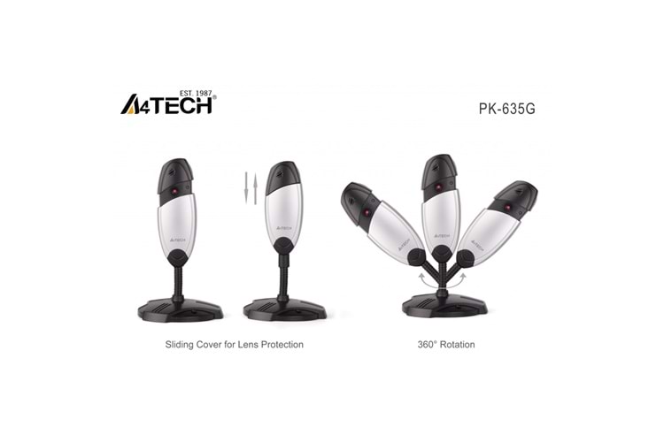 A4 TECH PK-635G 480P Dahili Mikrofonlu USB WEBCAM
