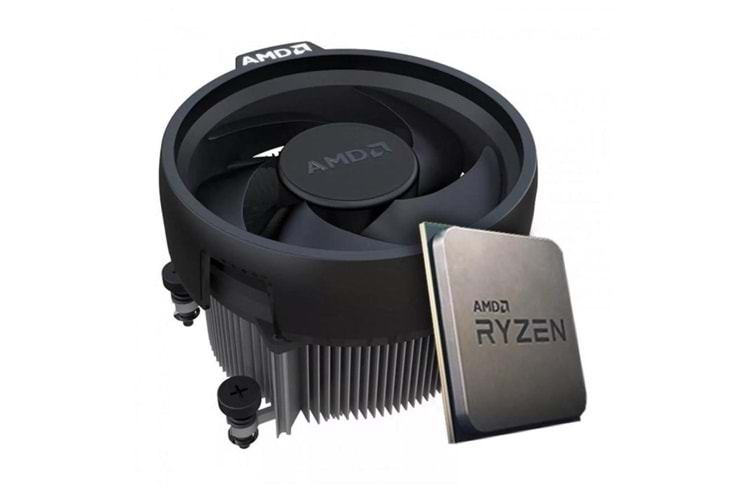 AMD RYZEN 5 5600X 6 Core, 3,70-4.60GHz 35Mb Cache 65W, Wraith Stealth FAN, AM4, MPK, (Dahili Grafik YOK, Fan VAR)