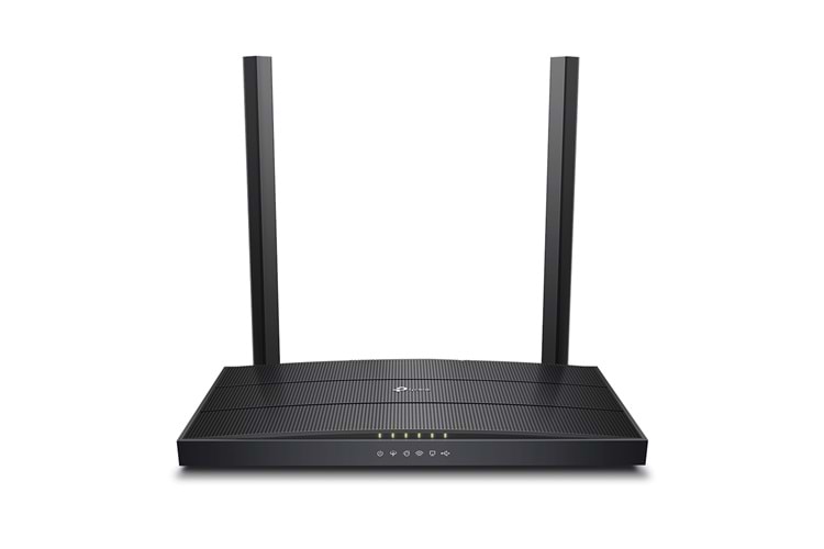 TP-LINK ARCHER VR400 V3, AC1200, 4 Port, Dual Band Wifi, 1200Mbps, 2×Anten, 3G-4G USB Desteği, VDSL2, ADSL2+ MODEM