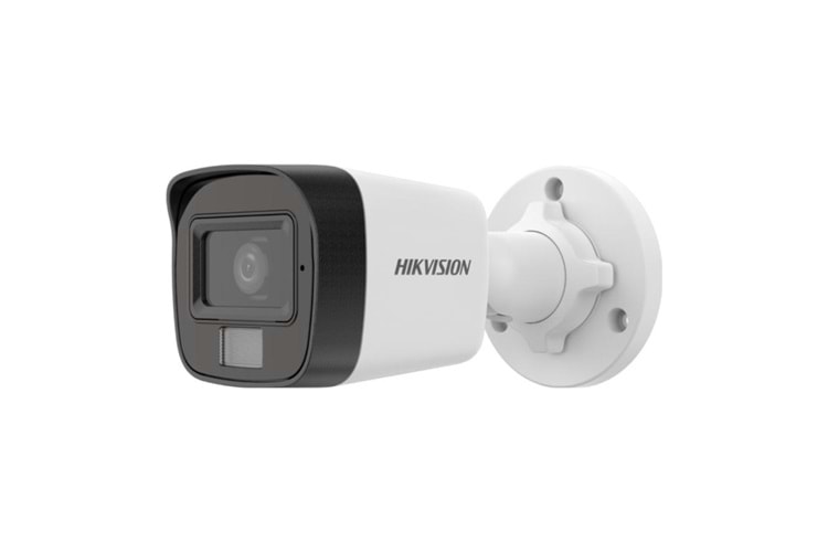HIKVISION DS-2CD1021G2-LIUF 2Mpix, 2,8mm Lens, H265+,20Mt Gece Görüşü, Hybrid Light, SD Kart,Dahili Mikrofon, PoE, Bullet IP Kamera