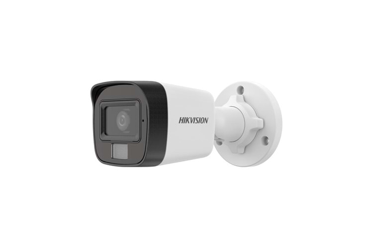 HIKVISION DS-2CD1021G2-LIUF 2Mpix, 4mm Lens, H265+ ,20Mt Gece Görüşü, Hybrid Light, SD Kart,Dahili Mikrofon, PoE, Bullet IP Kamera