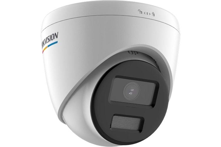 HIKVISION DS-2CD1343G2-LIUF 4Mpix, 2,8mm Lens, H265+, 30Mt Gece Görüşü, Hybrid Light, PoE, Mikrofonlu Dome IP Kamera
