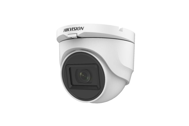 HIKVISION DS-2CE76D0T-ITPFS, 2Mpix, 2.8mm Lens, 20Mt Gece Görüşü, Dahili Mikrofon, Plastik Dome Kamera