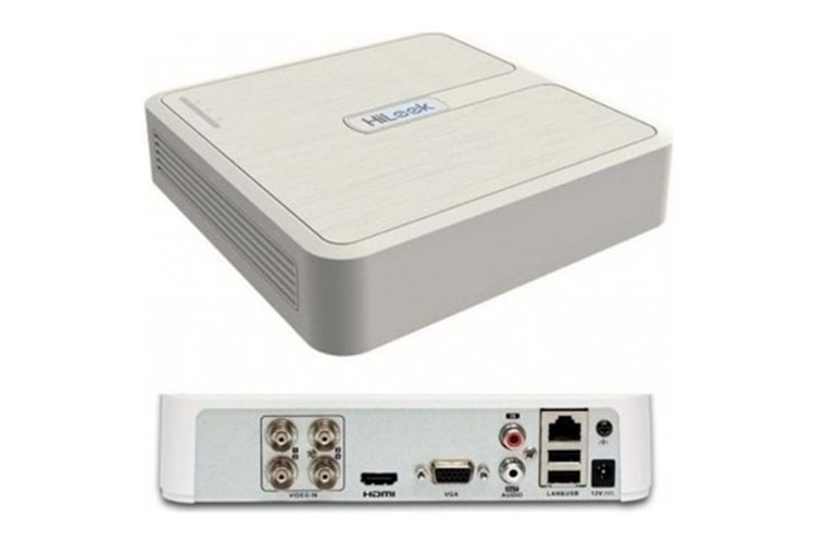HILOOK DVR-104G-K1, 4Kanal, 2Mpix, H265, 1 HDD Desteği, 5in1 DVR Cihazı