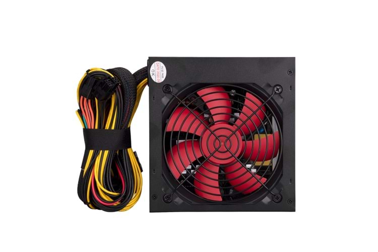 EVEREST EPS-600A, Peak 600W, 12cm Fan, ATX, Aktif PFC, GAMING Power Supply (PSU)