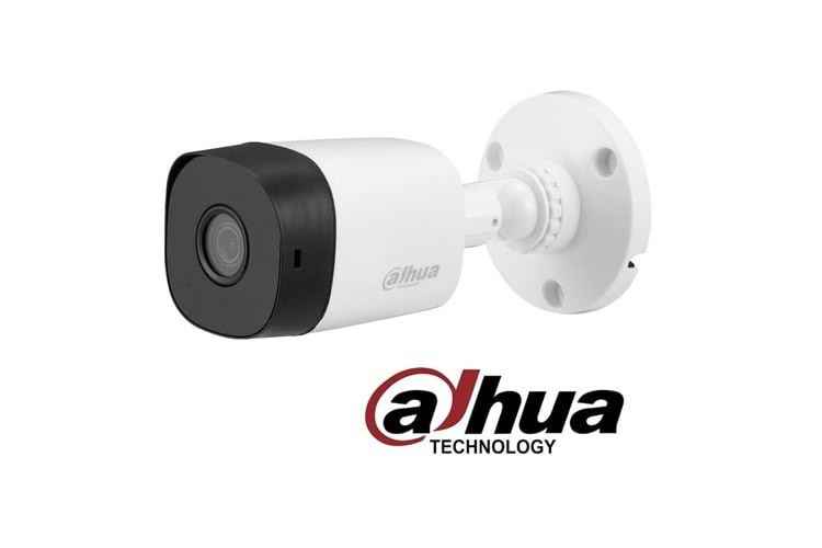 DAHUA HAC-B1A21P-A, 2Mpix, 3.6mm Lens, 20 Mt Gece Görüşü, Dahili Mikrofon, Bullet Kamera