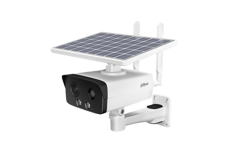 DAHUA IPC-HFW2431DG-4G-SP-EAU-B 4Mpix, 3,6mm Sabit Lens, H265+, 50Mt Gece Görüşü, Dahili Mikrofon, IP67, Solar(Güneş Enerjili) IP Kamera