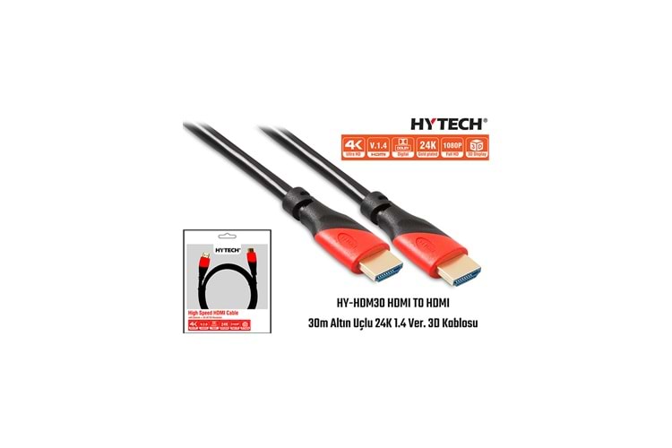 HYTECH HY-HDM30, Full HD, HDMI v1,40, Kablo 30mt