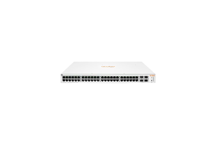HP Aruba Instant On, JL686B, 1930-48G, 48Port, GigaBit, PoE 370W, 4 Port Gigabit SFP, Yönetilebilir, Rack Mount Switch