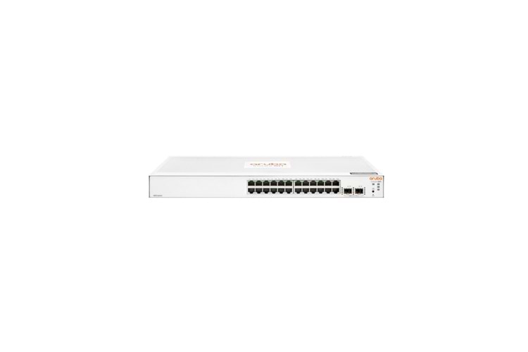 HP Aruba Instant On, JL812A, 1830-24G, 24Port, GigaBit, 2 Port Gigabit SFP, Yönetilebilir, Rack Mount Switch