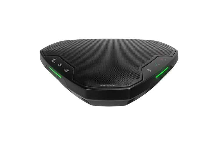 KONFTEL EGO, Siyah, 1000mAh Batarya, BT/USB/AUX/LED, Masaüstü, Mikrofon, Hoparlör