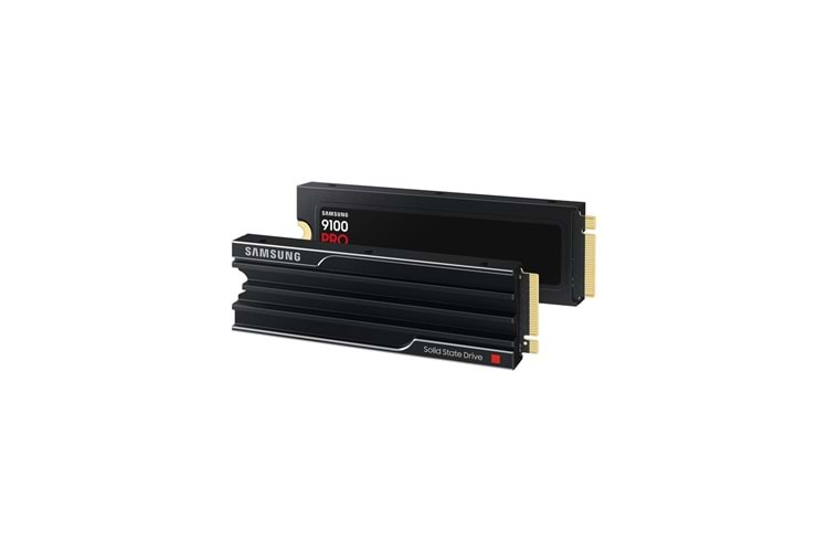 SAMSUNG MZ-VAP1T0CW, 9100 PRO, 1TB, 14700/13300, Gen5, NVMe PCIe M.2 2280, SSD (Soğutuculu) (Türkiye Distribütörü Garantili)