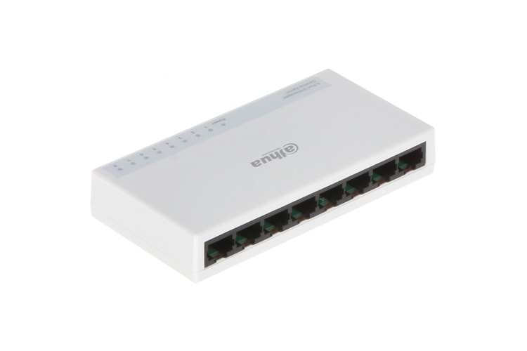 DAHUA PFS3008-8ET-L, 8 Port, MegaBit, Yönetilemez, Masaüstü Switch
