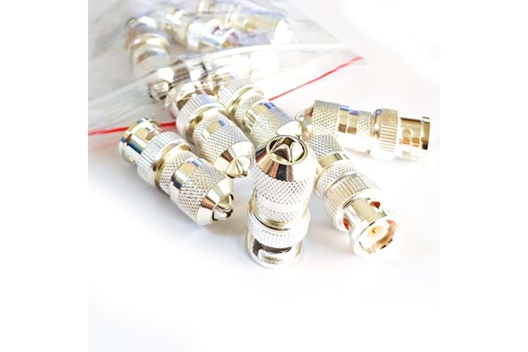 PowerGate BNC-05, Vidalı, BNC Konnektör, 10 lu Paket