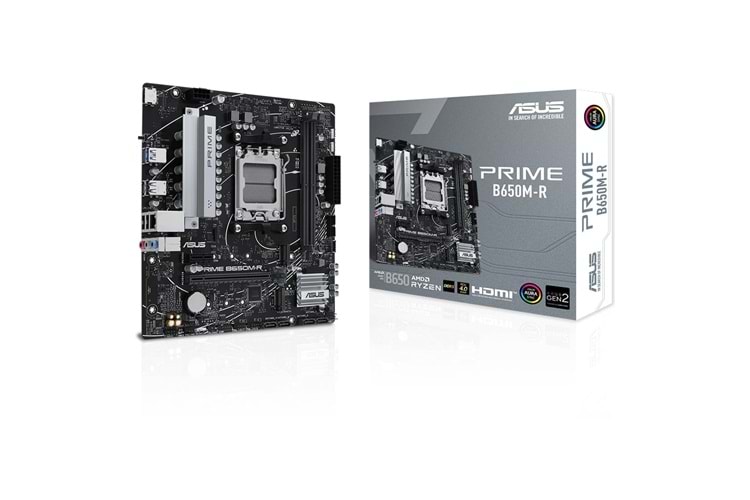 ASUS PRIME B650M-R, 2xDDR5, 2x M.2, HDMI, AM5 Soket Anakart