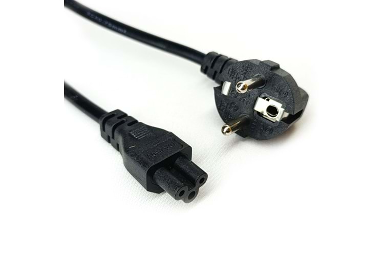 POWERGATE PW-Y015, 3lü Yonca Uç, 0,75mm, Power Kablosu, 1.5mt