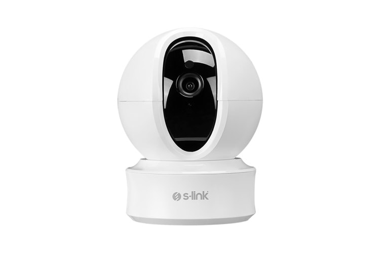 S-LINK SL-IND04, Ev/Bebek Güvenlik Kamerası, WiFi, 2Mpix, 3.6mm Lens, 10m. Gece Görüşü, Hareket algılama, İki Yönlü Ses, Micro SD Kartlı, TUYA Yazılım