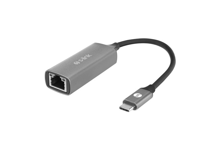 S-LINK SW-U336, GigaBit, Type-C to RJ45, Metal, Ethernet Kartı