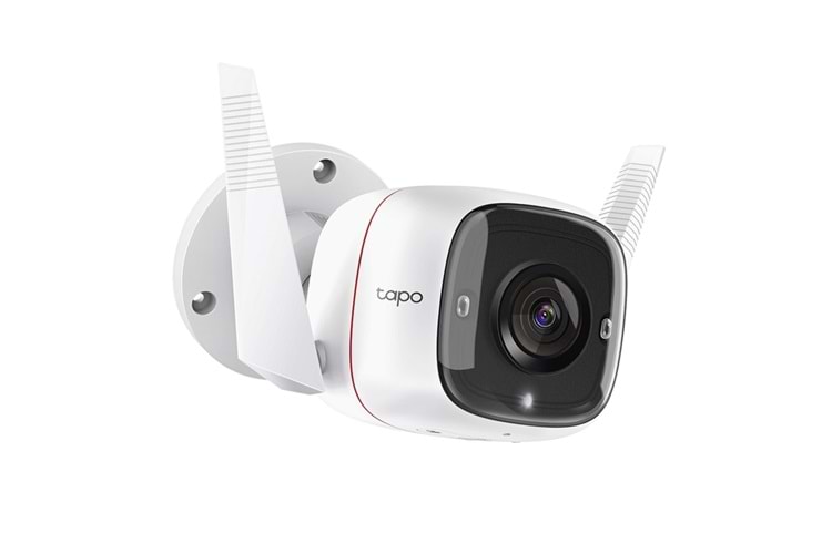 TP-LINK Tapo TC65 (C310), 3,0Mpix, İç ve Dış Mekan, IP66, WiFi, 30Mt. Gece Görüşü, İki Yönlü Ses Güvenlik Kamerası