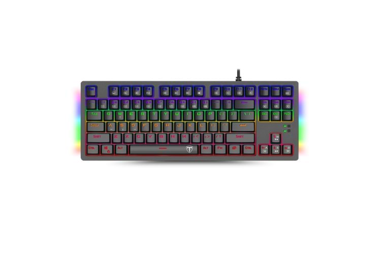 T-DAGGER BALI, T-TGK311, USB Kablolu, Türkçe Q, Rainbow RGB, Mechanical, Blue Switch, Gaming Klavye (Powered By REDRAGON)